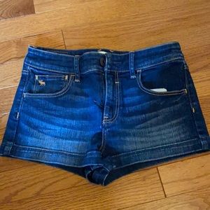 Abercrombie girls denim shorts — size 14